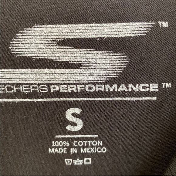 Skechers men's small Performance tee shirt crew logo short sleeve - Picture 3 of 3